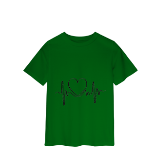Nome do produto Camisa Classic Infantil Coração Sound