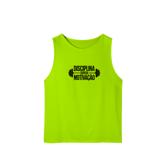 Regata Masculina Sport Dry UV Disciplina e Motivação
