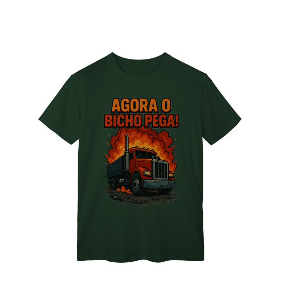 Camisa T-Shirt Classic Agora o Bicho Pega