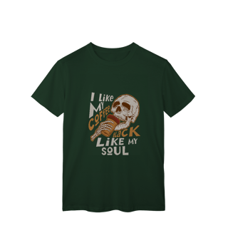 Nome do produto Camisa T-Shirt Classic I Like My Coffee Black Like My Soul