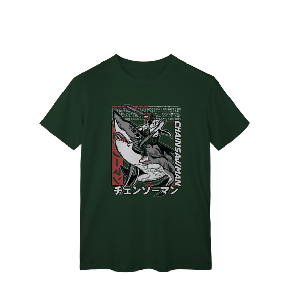 Camisa T-Shirt Classic Chainsaw Man Denji Homem-Motosserra