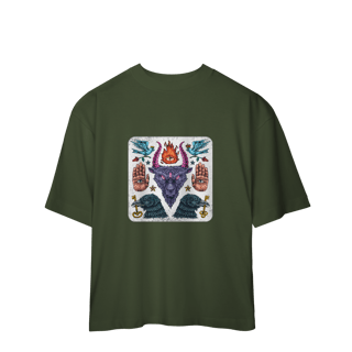 Nome do produto Camiseta Oversized Satã