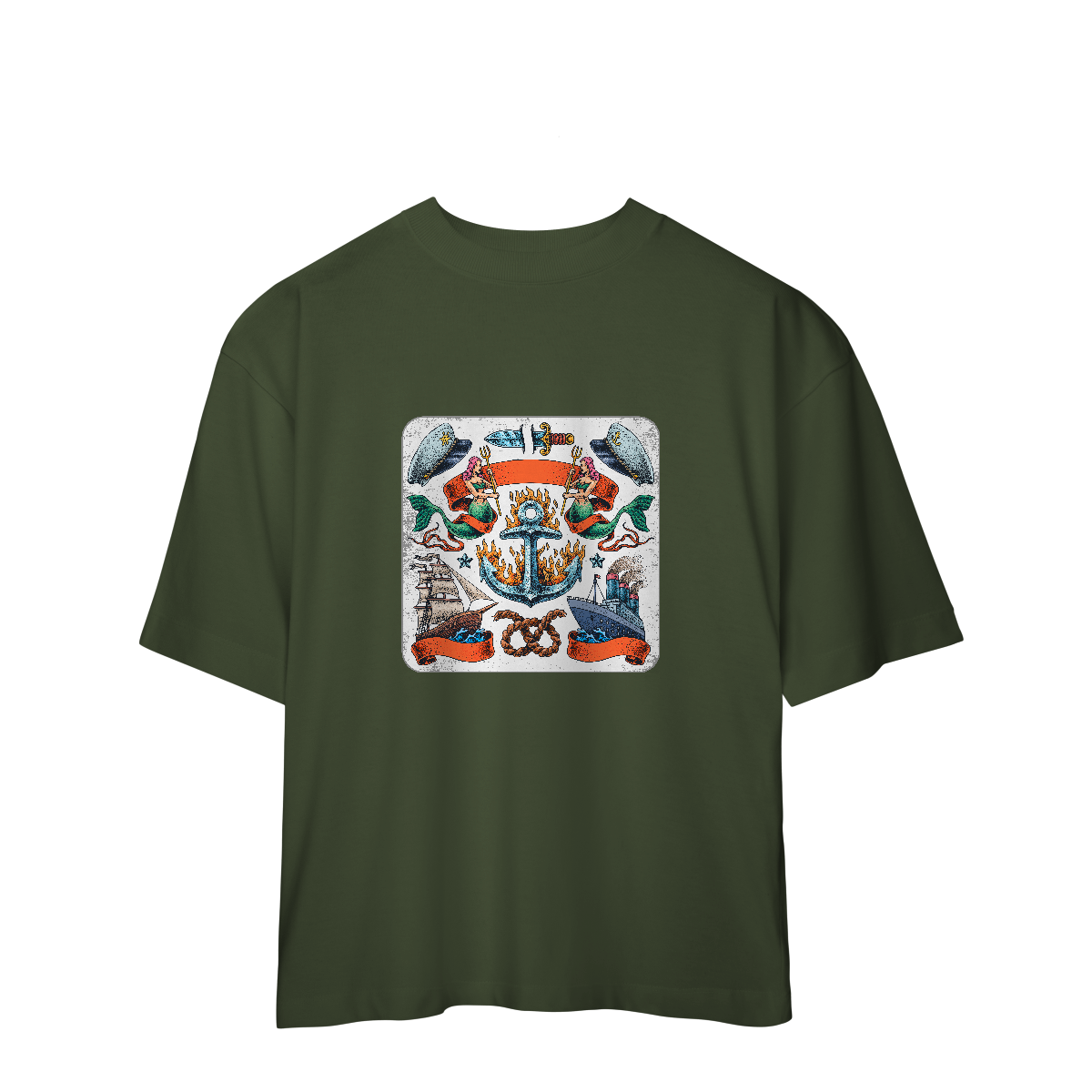 Nome do produto: Camiseta Oversized Power of the sea