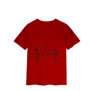 Nome do produto Camisa Classic Infantil Coração Sound