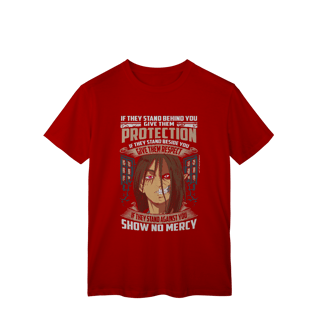 Nome do produto Camisa T-Shirt Classic Eren & Titan – Dualidade, Fúria e Liberdade 