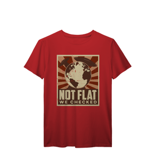 Nome do produto Camisa T-Shirt Prime Not Flat We Checked Aliens