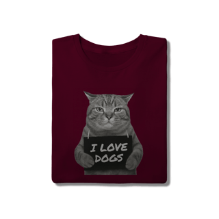 Nome do produto Camisa T-Shirt Quality I Love Dogs