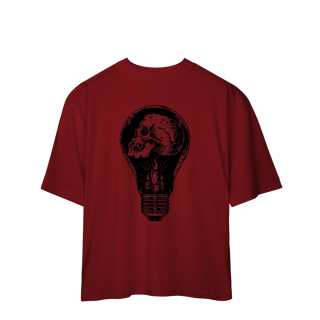 Nome do produto Camisa Oversized Caveira lampada