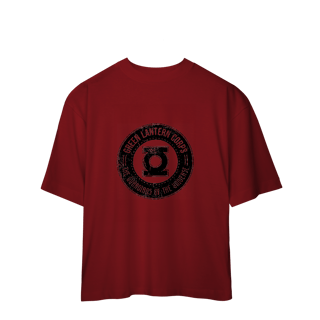 Nome do produto Camisa Oversized Tropa dos Lanternas Verdes