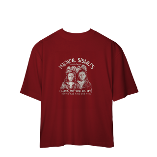 Nome do produto Camiseta Oversized Macabre Sisters
