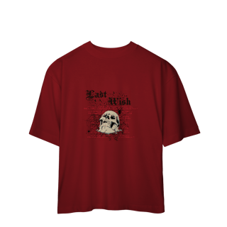 Nome do produto Camiseta Oversized Last Wish 