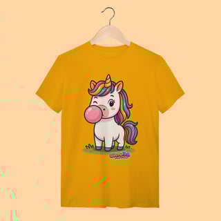 Nome do produto Camiseta T-shirt Unissex Unicórnio – 100% Algodão | Coleção Reino Animal do Caioba