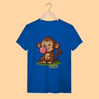 Nome do produto Camiseta T-shirt Unissex Macaco – 100% Algodão | Coleção Reino Animal do Caioba