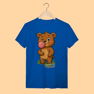 Nome do produto Camiseta T-shirt Unissex Ursinho – 100% Algodão | Coleção Reino Animal do Caioba