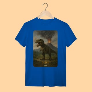 Nome do produto Camiseta T-shirt Unissex T-Rex – 100% Algodão | Coleção Dinossauros