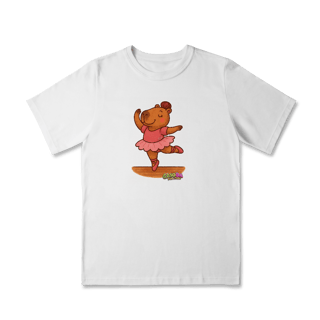 Nome do produto Camiseta Capivara Bailarina - Infantil