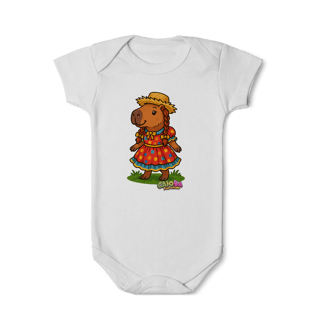 Nome do produto Body Infantil Capivara Caipira menina