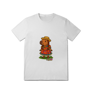Nome do produto Camiseta Capivara caipira menina - adulto