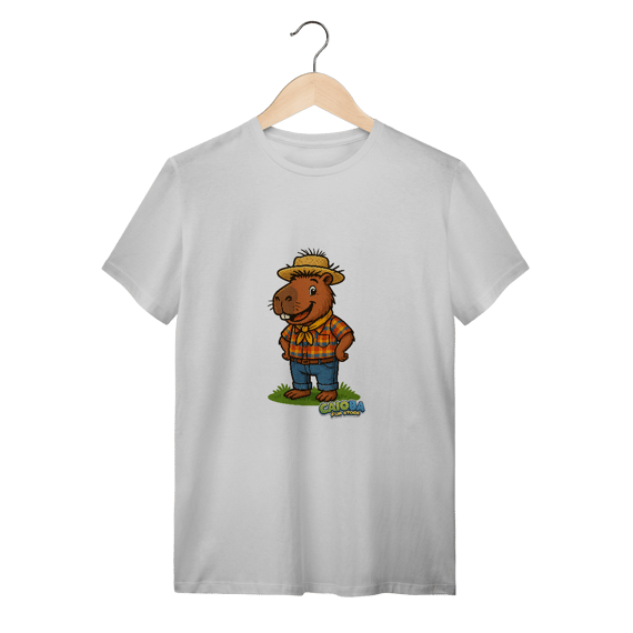 Camiseta Capivara caipira menino - adulto