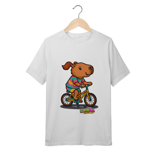 Camiseta Capivara Bike menina - juvenil 
