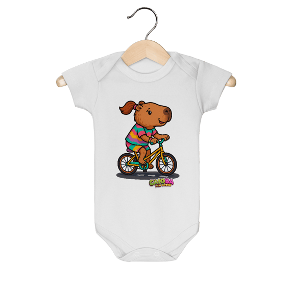 Body Infantil Capivara Bike menina