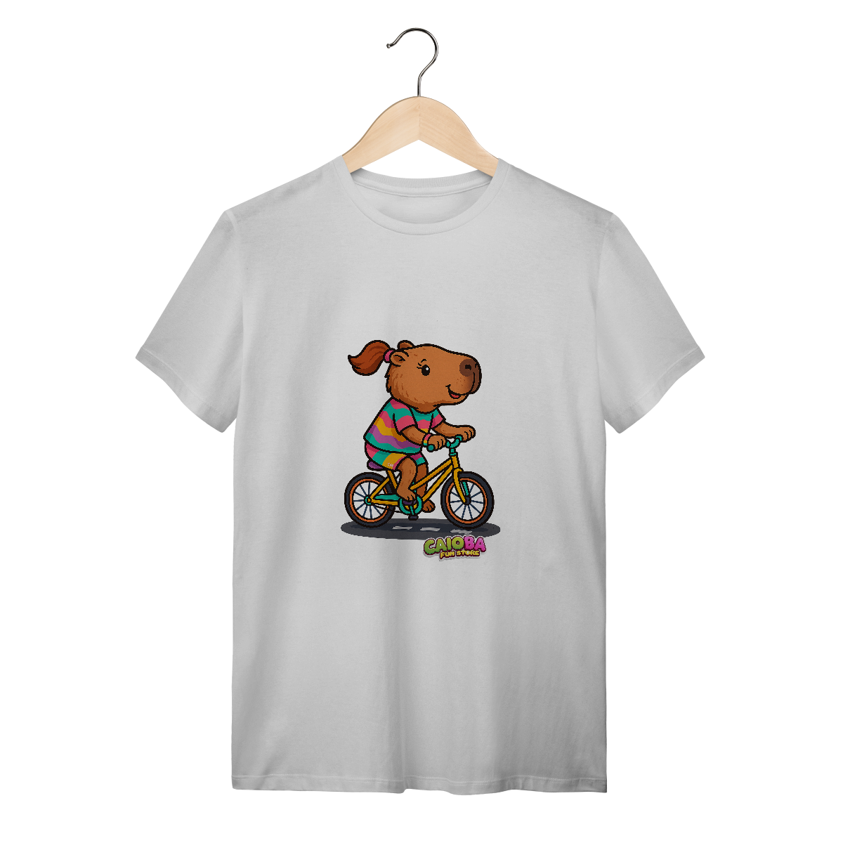 Nome do produto: Camiseta Capivara Bike - adulto