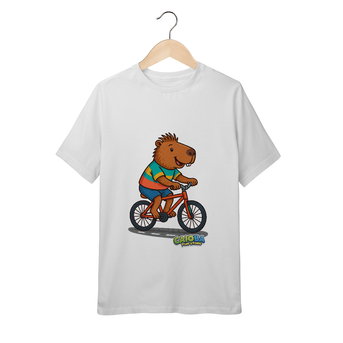 Nome do produto: Camiseta Capivara Bike menino - juvenil