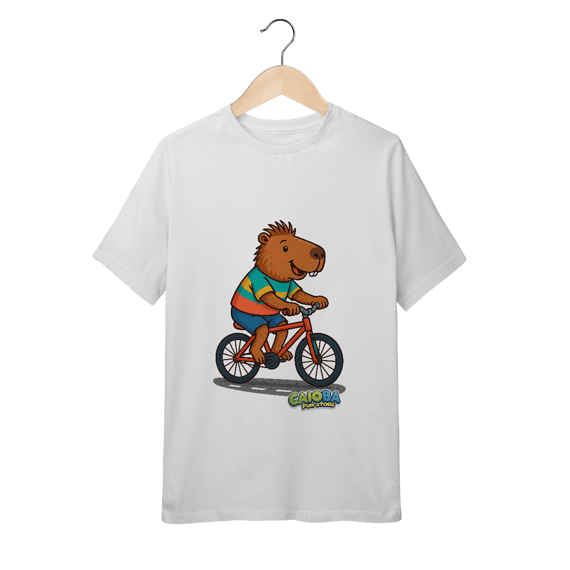 Camiseta Capivara Bike menino - juvenil