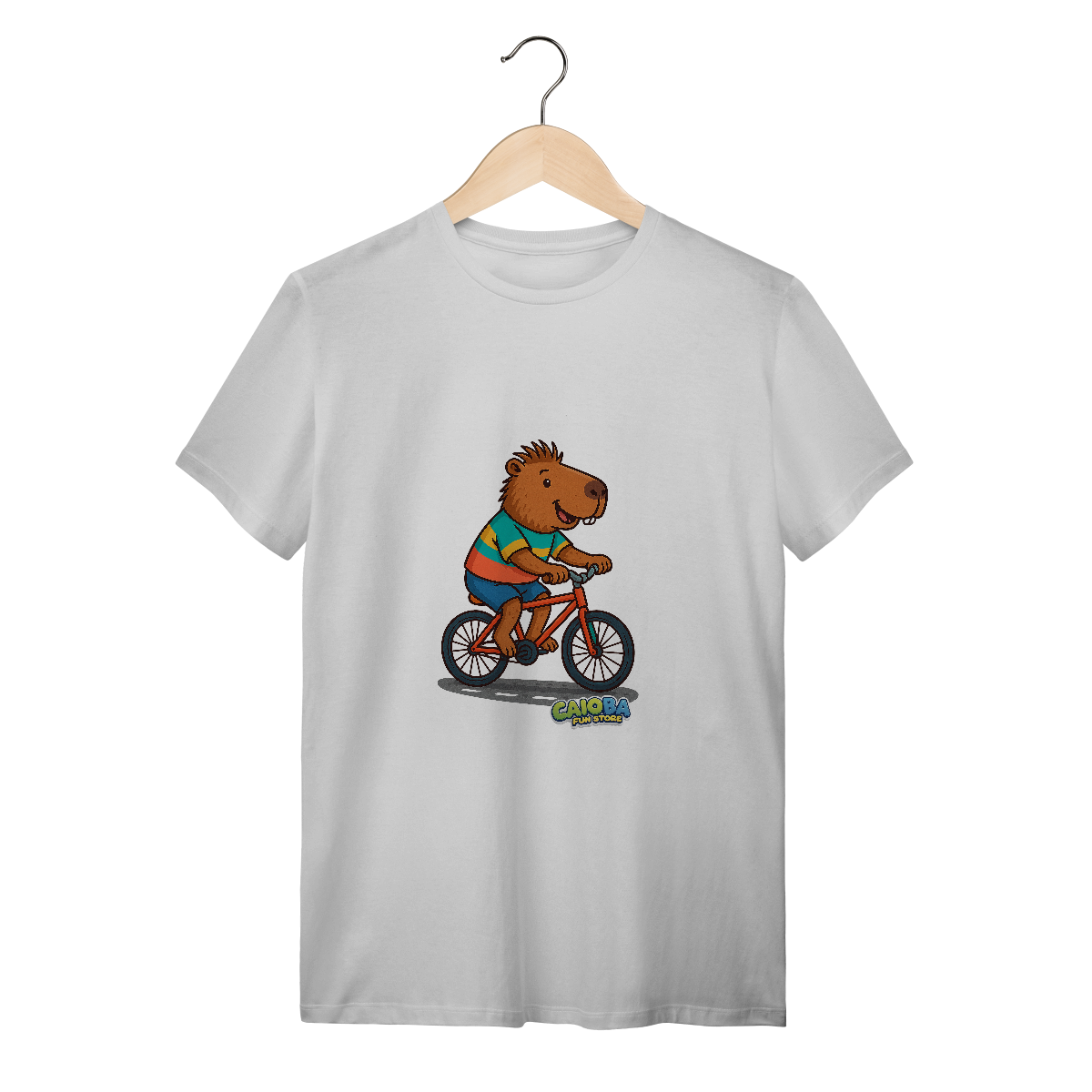 Nome do produto: Camiseta Capivara Bike menino - adulto