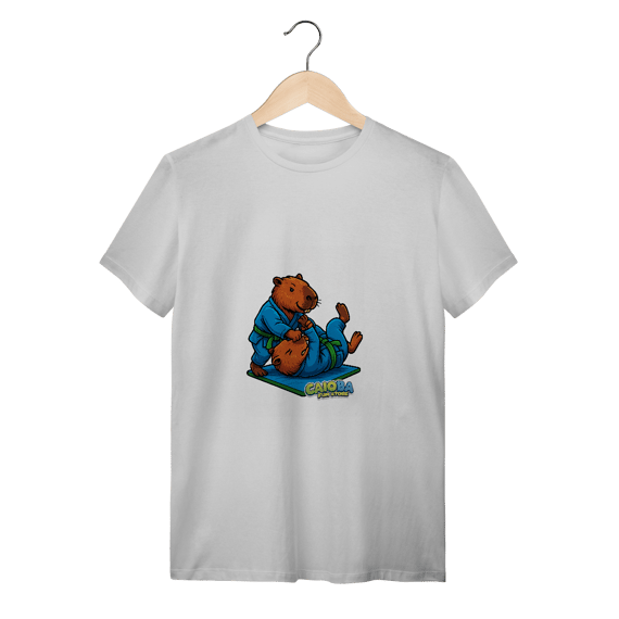 Camiseta Capivara Lutando Jiu-Jitsu menino - Adulto 
