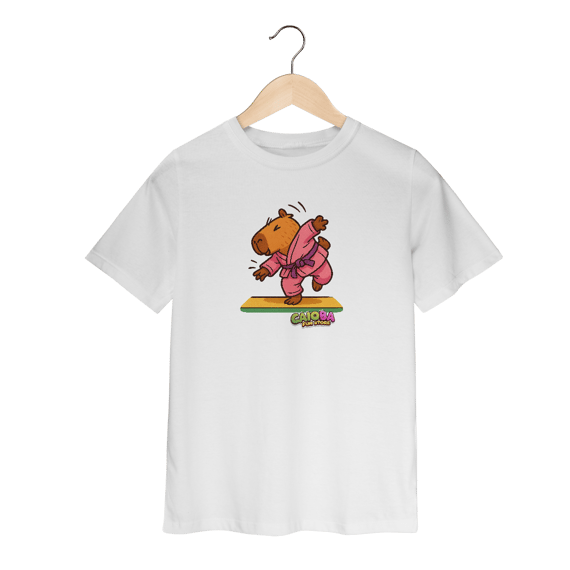 Camiseta Capivara Judoca menina - infantil