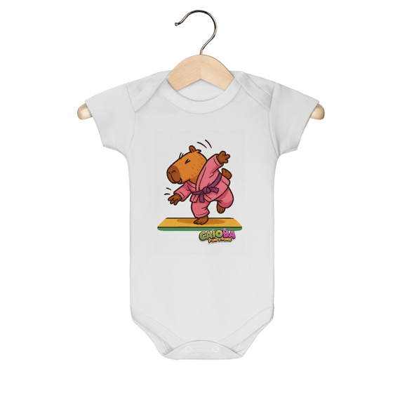Body Infantil Capivara Judoca menina