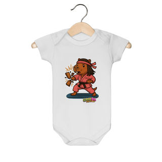 Body Infantil Capivara Karateca menina
