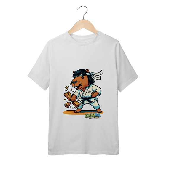 Camiseta Capivara Karateca menino - juvenil