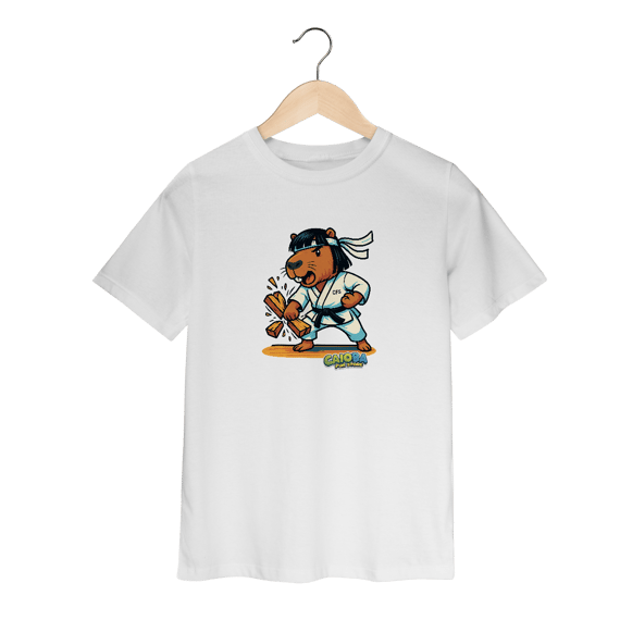 Camiseta Capivara Karateca menino - infantil