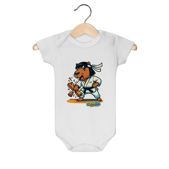 Body Infantil Capivara Karateca menino