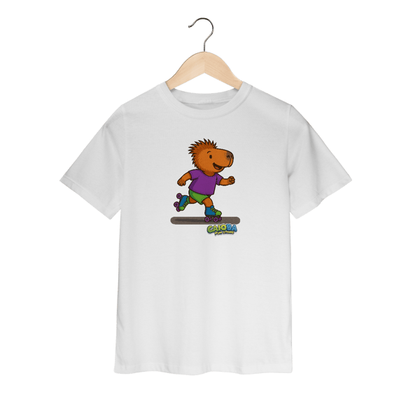 Camiseta Capivara de Patins menino - infantil