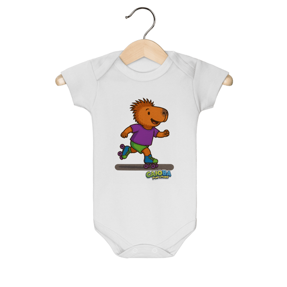 Body Infantil Capivara de Patins menino
