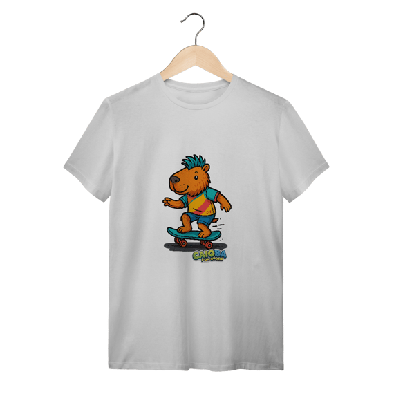 Camiseta Capivara de Skate menino - adulto