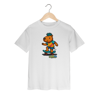 Nome do produto Camiseta Capivara de Skate menino - infantil