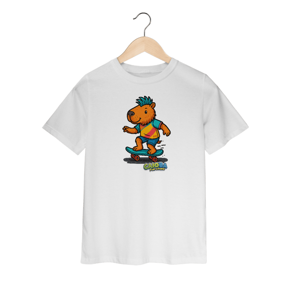 Camiseta Capivara de Skate menino - infantil