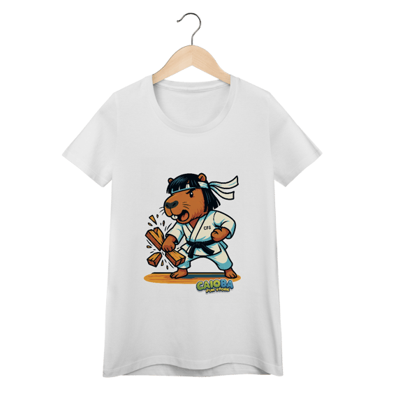 Camiseta Capivara Karateca menino - feminina
