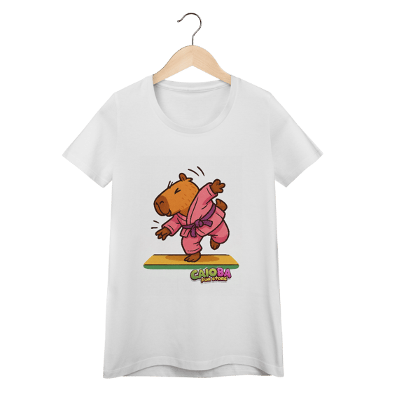 Camiseta Capivara Judoca menina - feminina