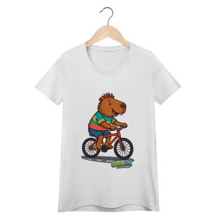 Camiseta Capivara de Bicicleta menino - feminina