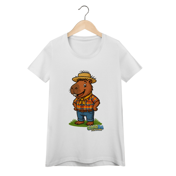 Camiseta Capivara Caipira menino - feminina
