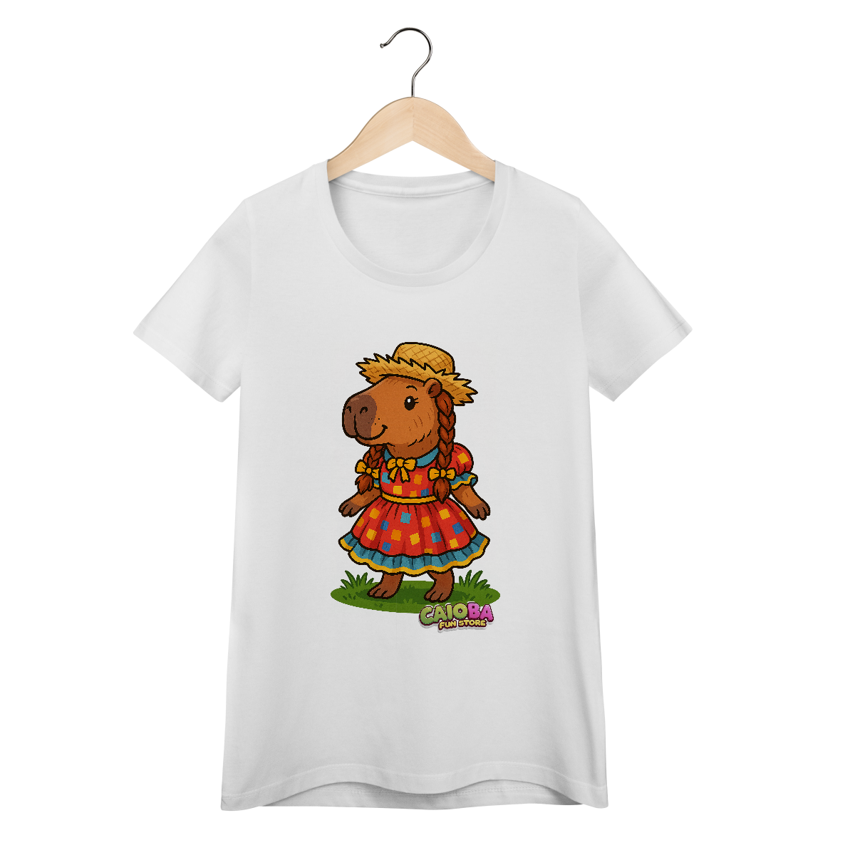 Nome do produto: Camiseta Capivara Caipira menina - feminina