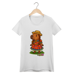 Nome do produto Camiseta Capivara Caipira menina - feminina