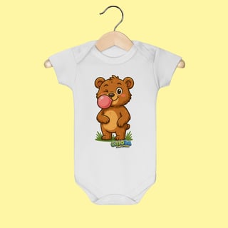 Body Infantil Ursinho – 100% Algodão | Coleção Reino Animal do Caioba