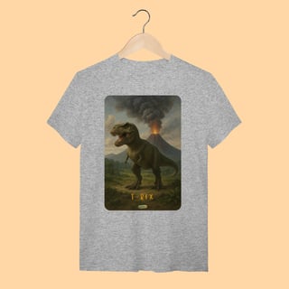 Nome do produto Camiseta T-shirt Unissex T-Rex – 100% Algodão | Coleção Dinossauros