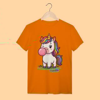 Nome do produto Camiseta T-shirt Unissex Unicórnio – 100% Algodão | Coleção Reino Animal do Caioba